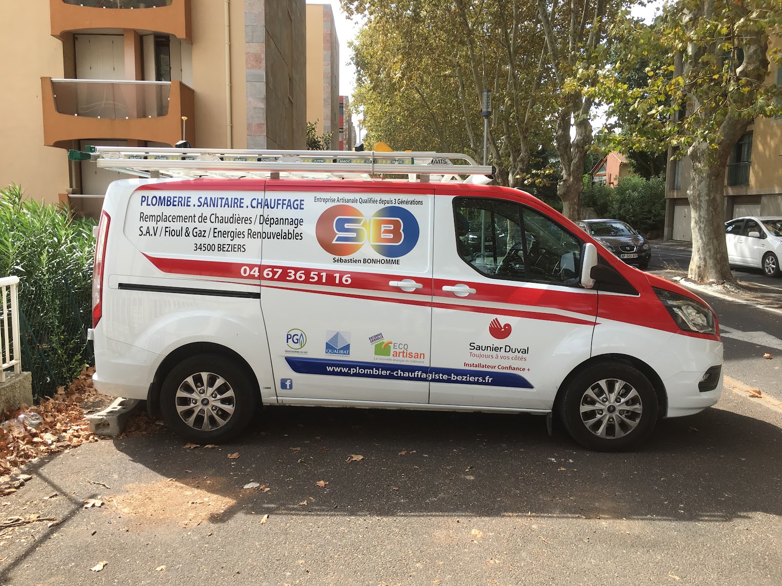 Bonhomme Sébastien, plombier chauffagiste à Béziers